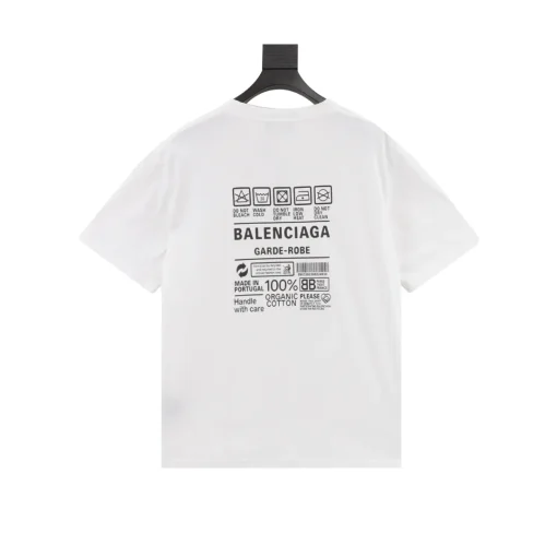 BLCG Garde-Robe Care Label T-shirt in White - 589 - blcg00000589 - Image 2