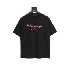 BLCG Paris Script Logo T-shirt in Black - 593 - blcg00000593