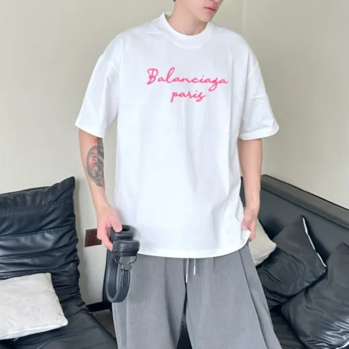 BLCG Paris Script Logo T-shirt in White - 594 - blcg00000594 - Image 10