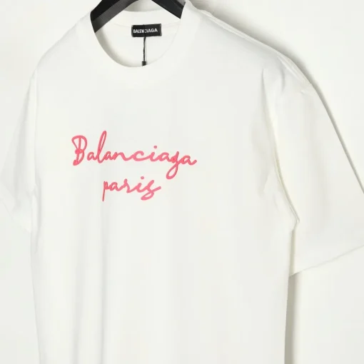 BLCG Paris Script Logo T-shirt in White - 594 - blcg00000594 - Image 3