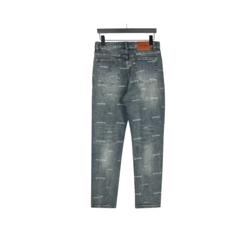 BLCG All-Over Logo Distressed Jeans in Blue - 573 - blcg0000573 - Image 2