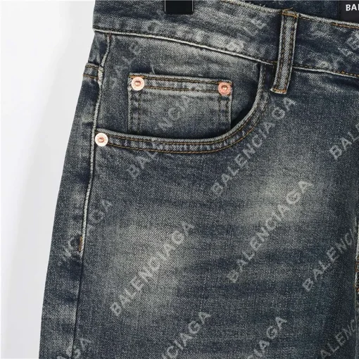 BLCG Allover Monogram Straight Jeans in Blue - 574 - blcg0000574 - Image 5