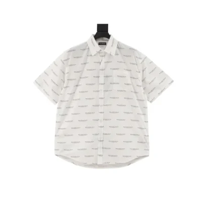 BLCG Logo-Print Short Sleeve Shirt in White - 578 - blcg0000578 - XS