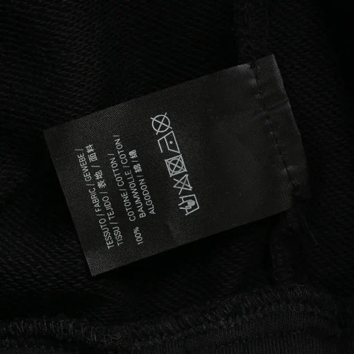 BLCG Split Logo Fleece Shorts in Black - 595 - blcg0000595 - Image 8