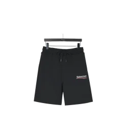 BLCG Split Logo Cotton Shorts in Black - 597 - blcg0000597