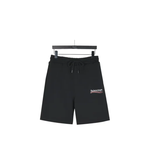 BLCG Split Logo Cotton Shorts in Black - 597 - blcg0000597