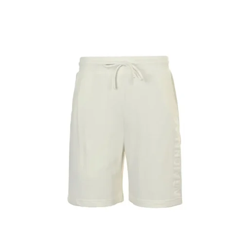 BLCG Reversed Logo Embroidered Shorts in White - 607 - blcg0000607