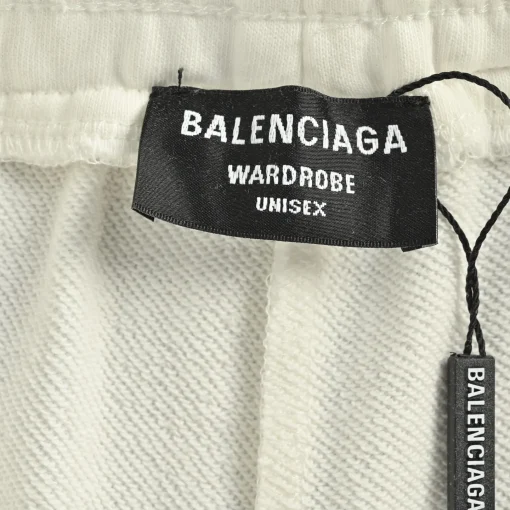 BLCG Reversed Logo Embroidered Shorts in White - 607 - blcg0000607 - Image 7