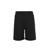 BLCG Reversed Logo Embroidered Shorts in Black - 608 - blcg0000608