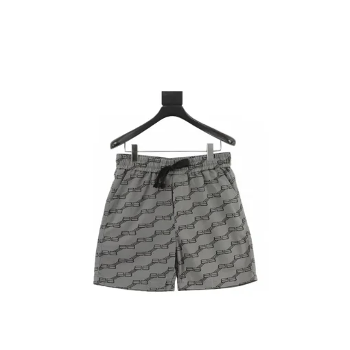 BLCG BB Monogram Jacquard Shorts in Grey - 612 - blcg0000612