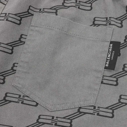 BLCG BB Monogram Jacquard Shorts in Grey - 612 - blcg0000612 - Image 7