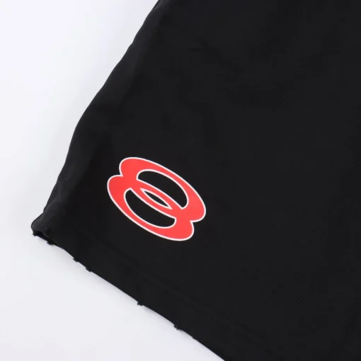 BLCG Red Double B Mesh Shorts in Black - 614 - blcg0000614 - Image 3