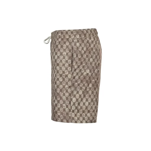 BLCG Monogram Drawstring Shorts in Brown - 615 - blcg0000615 - Image 3