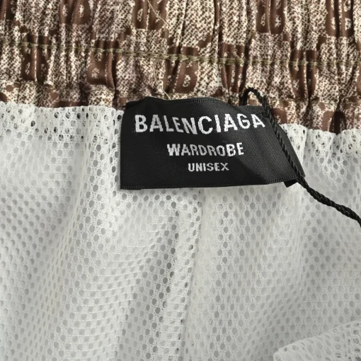 BLCG Monogram Drawstring Shorts in Brown - 615 - blcg0000615 - Image 9