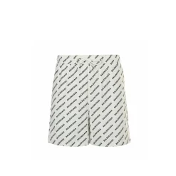 BLCG Allover Logo-Jacquard Shorts in White - 616 - blcg0000616