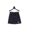 BLCG Zip Detail Drawstring Shorts in Navy - 625 - blcg0000625