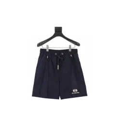 BLCG Zip Detail Drawstring Shorts in Navy - 625 - blcg0000625
