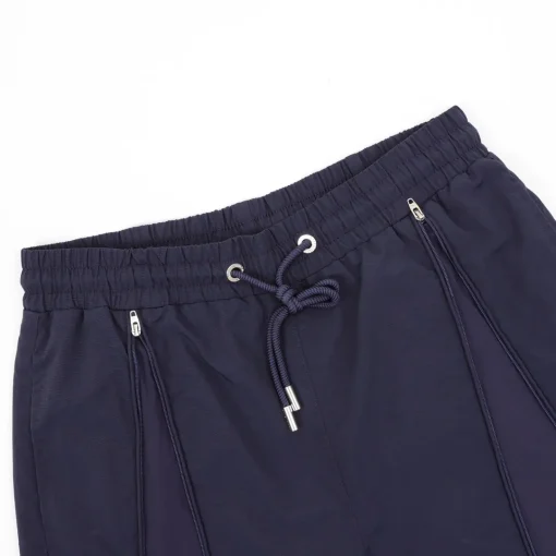 BLCG Zip Detail Drawstring Shorts in Navy - 625 - blcg0000625 - Image 3