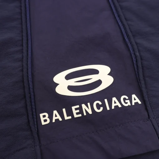 BLCG Zip Detail Drawstring Shorts in Navy - 625 - blcg0000625 - Image 6