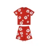 DT Set Red Tee & Shorts - 140 - dt0000140