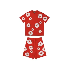 DT Set Red Tee & Shorts - 140 - dt0000140