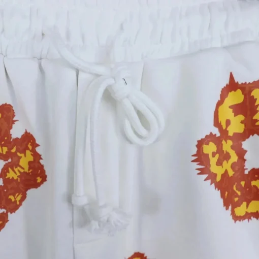 DT Set White & Orange Tee & Shorts - 142 - dt0000142 - Image 4