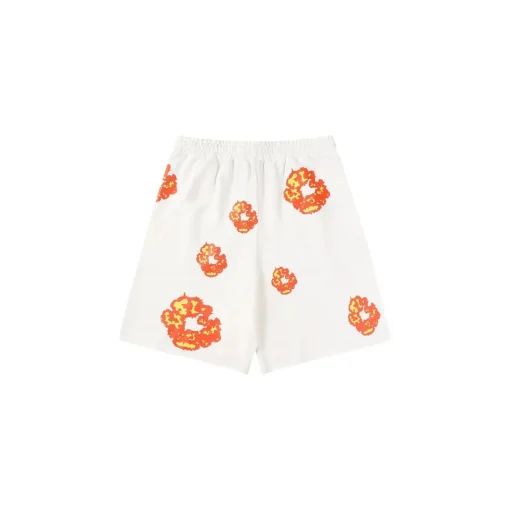 DT Set White & Orange Tee & Shorts - 142 - dt0000142 - Image 3