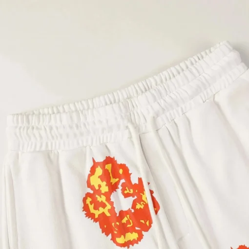 DT Set White & Orange Tee & Shorts - 142 - dt0000142 - Image 6
