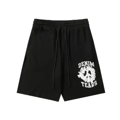 DT Black Denim University Shorts - 145 - dt0000145