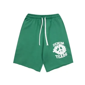 DT Green Denim University Shorts - 147 - dt0000147