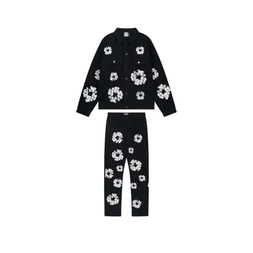 DT Set Black Denim Jacket & Jeans - 157 - dt0000157