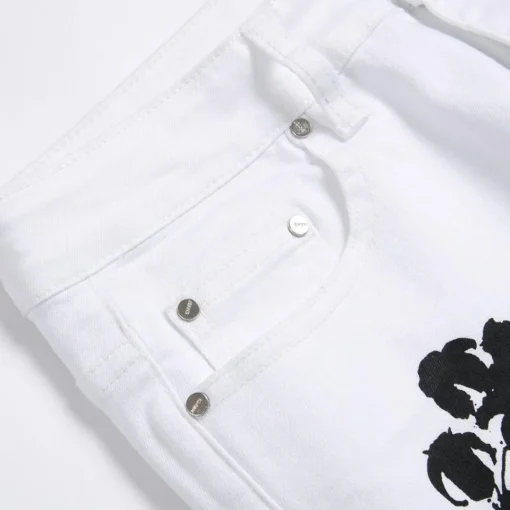 DT Cotton Wreath Light Wash Jeans - 161 - dt0000161 - Image 4