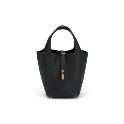 HM Black Clemence Picotin Lock Gold Hardware - 7 - hm0000007