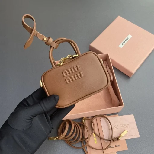 MM Brown Leather Micro Bag - 3 - mm000003 - Image 9