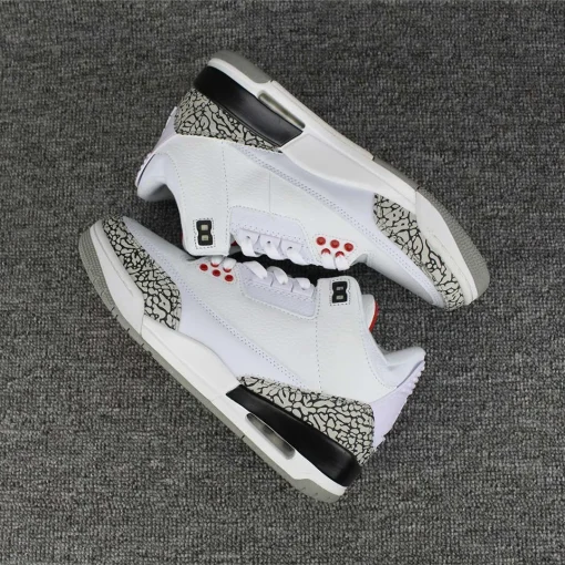 AJ 3 Retro White Cement '88 Dunk Contest Shoes Sneakers - nk0002267 - Image 7