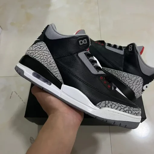 [Premium] AJ 3 Black Cement 2024 Shoes Sneakers – nk0003883 - Image 6