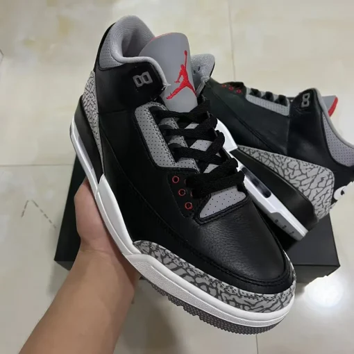 [Premium] AJ 3 Black Cement 2024 Shoes Sneakers – nk0003883 - Image 8