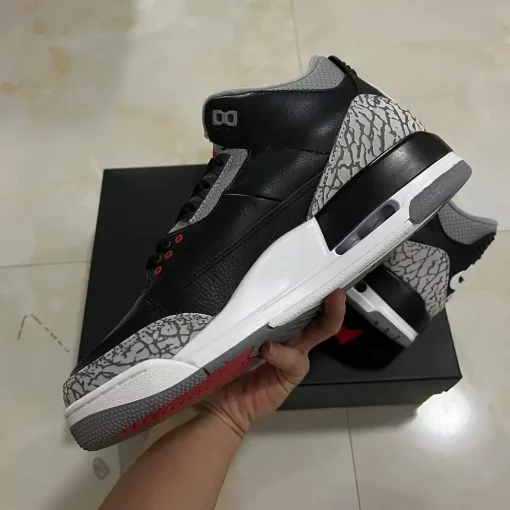 [Premium] AJ 3 Black Cement 2024 Shoes Sneakers – nk0003883 - Image 7