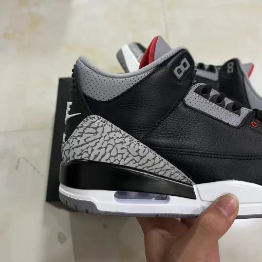 [Premium] AJ 3 Black Cement 2024 Shoes Sneakers – nk0003883 - Image 12