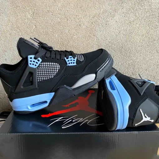 AJ 4 Black UNC Shoes Sneakers - nk0004444 - Image 6