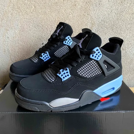 AJ 4 Black UNC Shoes Sneakers - nk0004444 - Image 7