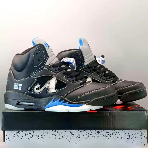 Awake NY x AJ 5 Racer Blue Shoes Sneakers - nk0004445 - Image 5