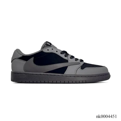 Travis Scott x AJ 1 Low Black Grey Shoes Sneaker - nk0004451