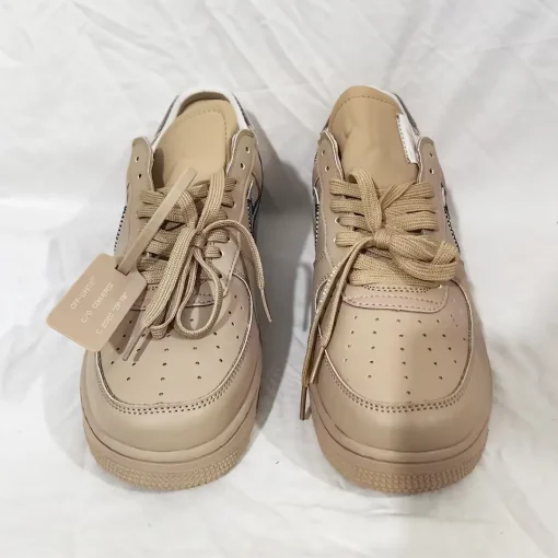 OW x AF 1 Low Sesame Shoes Sneakers - nk0004452 - Image 11