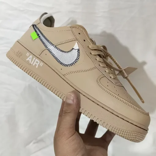 OW x AF 1 Low Sesame Shoes Sneakers - nk0004452 - Image 3