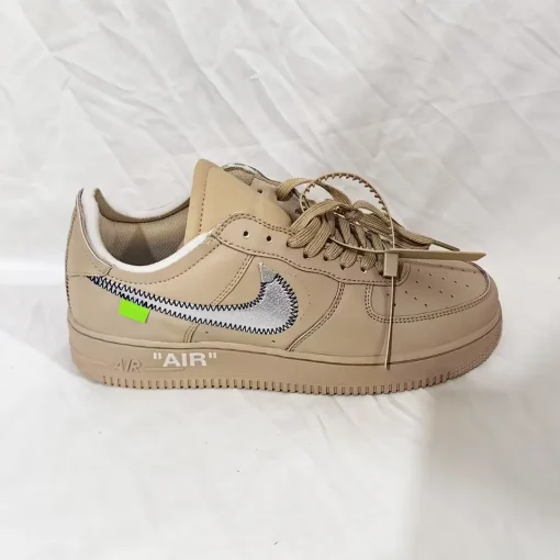 OW x AF 1 Low Sesame Shoes Sneakers - nk0004452 - Image 8