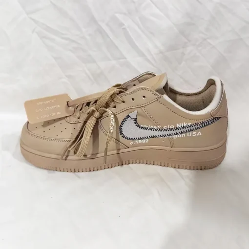 OW x AF 1 Low Sesame Shoes Sneakers - nk0004452 - Image 9