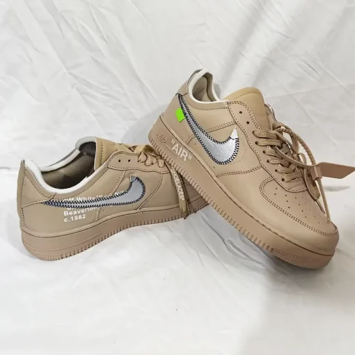 OW x AF 1 Low Sesame Shoes Sneakers - nk0004452 - Image 10