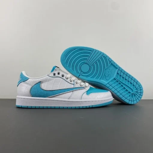 Travis Scott x AJ 1 Low Lagoon Pulse Shoes Sneakers – nk0004460 - Image 8
