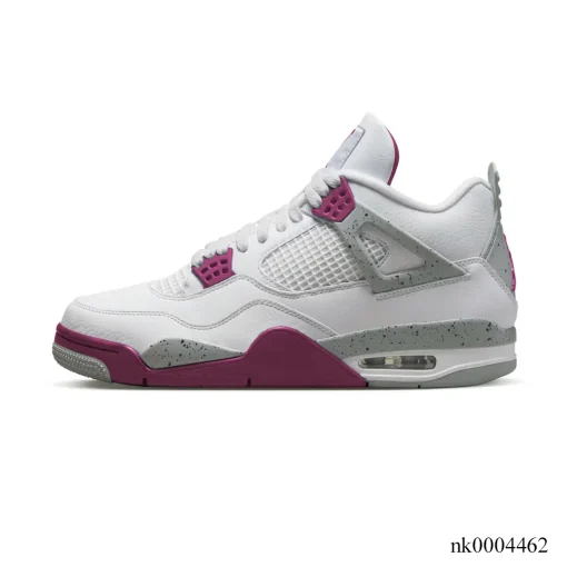 AJ 4 White Purple Cement Shoes Sneakers - nk0004462 - Image 2